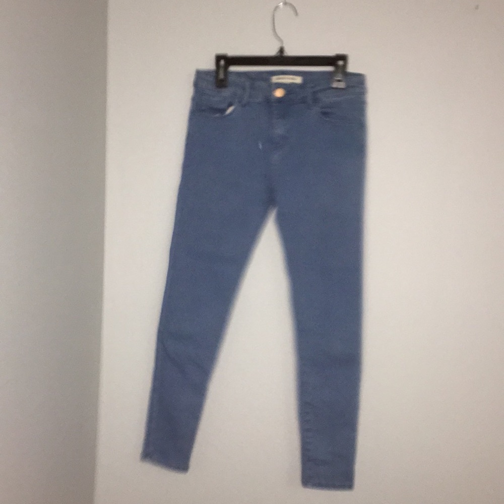 Ocean Blue, kids skinny jeans.